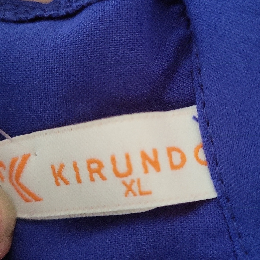 KIRUNDO Summer Sleeveless Halter Neck Pleated Midi Cocktail Dresses - Picture 10 of 10